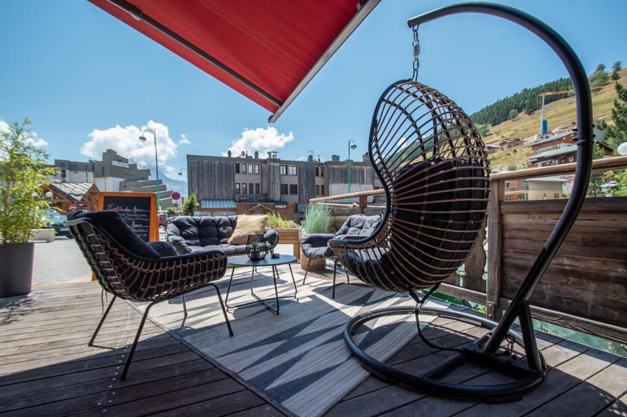 Hotel Le Sherpa เลส์เดอซาลป์ ภายนอก รูปภาพ